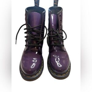 Dr. Martens Purple/Plum Combat Boots